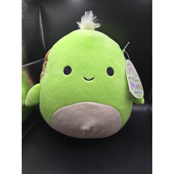 Squishmallows 8” HERB Green Sea Turtle Tye-Dye Brown Shell 2021 Soft Plush NWT - Picture 1 of 6